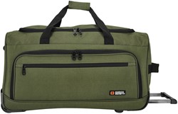 Enrico Benetti Brussels Wieltas 60 cm - Reistas 60 Liter - Olijfgroen