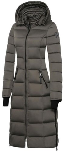Versano Alexa Dames Slim Fit Winterjas 3XL - Groen
