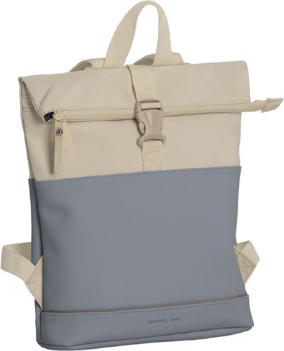 Daniel Ray Allentown Rolltop Laptop Rugzak Waterproof - Blauw / Beige