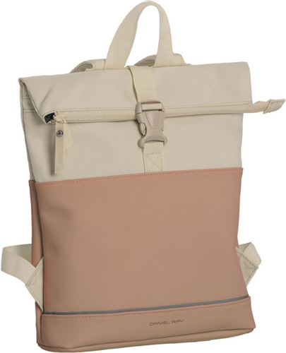 Daniel Ray Allentown Rolltop Laptop Rugzak Waterproof - Oudroze / Beige