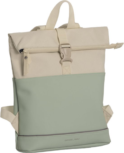 Daniel Ray Allentown Rolltop Laptop Rugzak Waterproof - Mintgroen / Beige