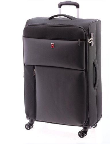 Gladiator Arctic Grote Koffer - 78 cm - 93/103 liter - Expandable - TSA slot - Zwart