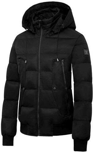 Versano Aviation Korte Heren Winterjas 3XL - Zwart