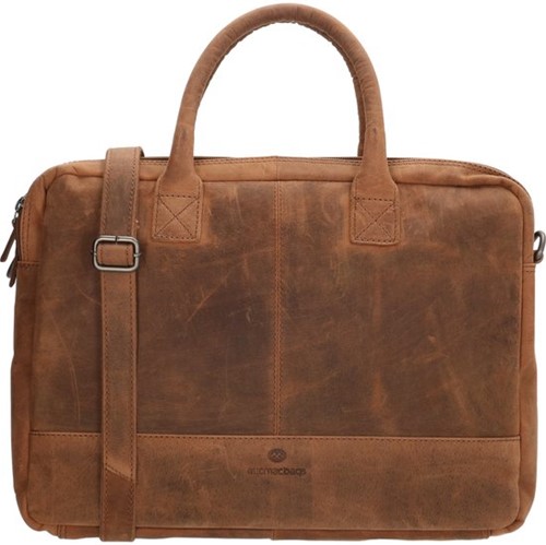 MicMac Bags Nevada Laptoptas 15,6" - Bruin