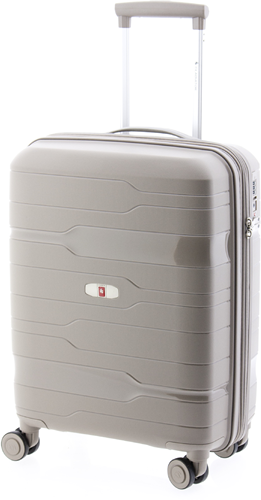 Gladiator Boxing Handbagage Koffer Expandable - 55 cm - 36/40 liter - Expandable - TSA slot - Beige
