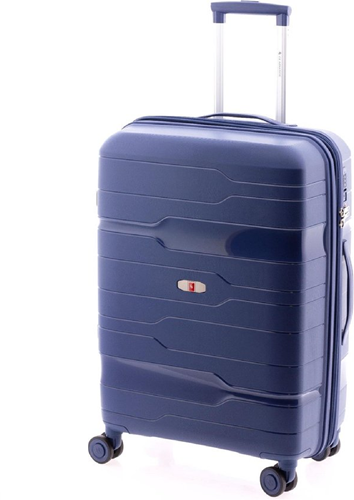 Gladiator Boxing Middelgrote Koffer - 67 cm - 70/80 liter - Expandable - TSA slot - Donkerblauw