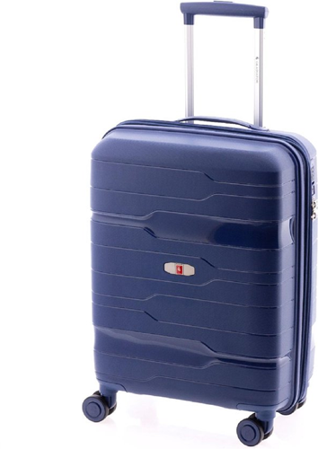 Gladiator Boxing Handbagage Koffer 55 cm - 36/40 liter - Expandable - TSA slot - Donkerblauw