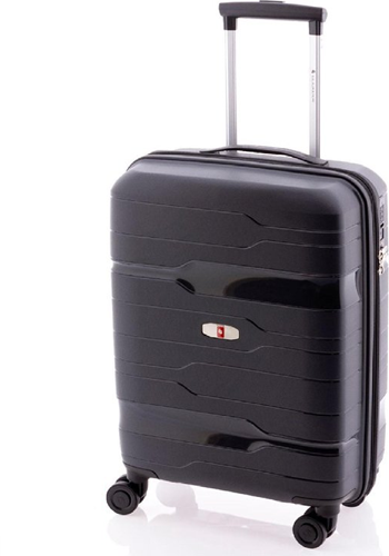 Gladiator Boxing Handbagage Koffer Expandable - 55 cm - 36/40 liter - Expandable - TSA slot - Zwart