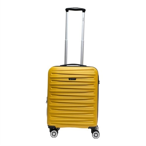 Benzi Leon Handbagage Trolley 55 cm - Exp - 35/39 liter - Geel