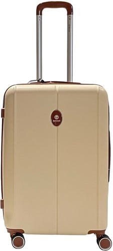 Benzi Elegante Middelgrote Reiskoffer 65 cm - 60 liter - Beige