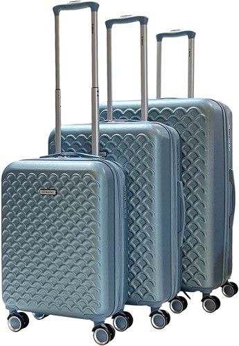 Benzi Coria ABS Kofferset 3 delig - Expandable - Lichtblauw