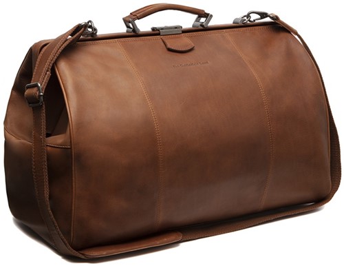 Chesterfield Waxed Pull Up Weekendtas / Dokterstas Corfu Cognac