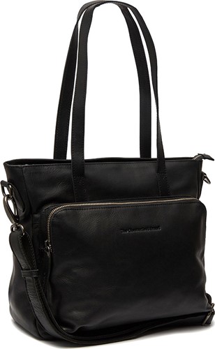 The Chesterfield Brand Alicante Waxed Pull Up Shopper - Zwart