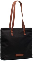 The Chesterfield Brand Alicia Washed Canvas & Waxed Pull Up Shopper - Zwart