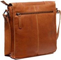 The Chesterfield Brand Adelanto Waxed Pull Up Overslagtas - Cognac-2