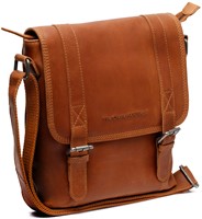 The Chesterfield Brand Adelanto Waxed Pull Up Overslagtas - Cognac