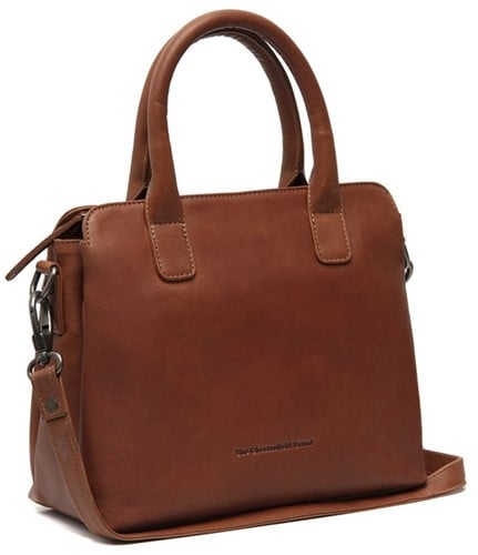 Chesterfield Hermosa Waxed Pull Up Handtas / Schoudertas - Cognac
