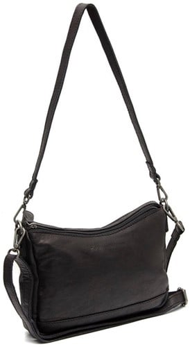 Chesterfield Irving Washed Waxed Pull Up Hobotas / Schoudertas - Zwart
