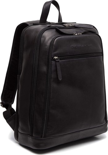 Chesterfield Detroit Waxed Pull Up Laptoprugzak - Zwart