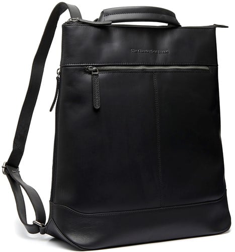 Chesterfield Omaha Waxed Pull Up Laptoprugzak - 14 inch - Zwart