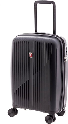 Gladiator Calypso Handbagage Koffer Expandable - 55 cm - 34/36 liter - Expandable - TSA slot - Zwart