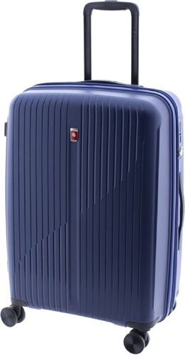 Gladiator Calypso Middelgrote Koffer - 63 cm - 64/70 liter - Expandable - TSA slot - Blauw