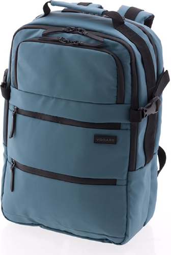 Vogart Camper Waterproof Laptoprugzak - 15 inch - Petrol Blauw
