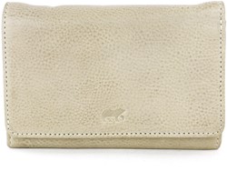 Bear Design Flappie Leren Overslagportemonnee - Zilver Nerts