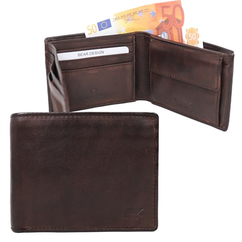 Bear Design Wesley Billfold - Bruin