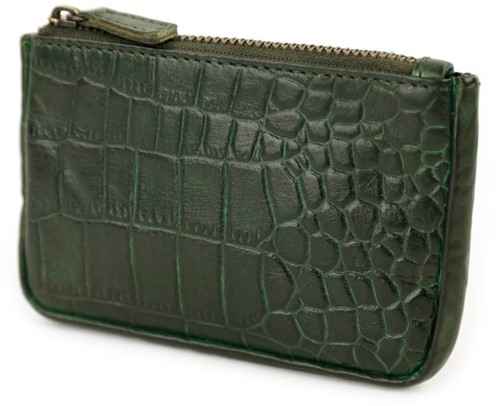 Bear Design Sleuteletui / Ritsportemonnee Croco - Groen
