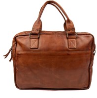 Bear Design Leandro Leren Laptoptas - 15 inch - Cognac