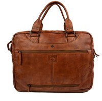 Bear Design Leandro Leren Laptoptas - 15 inch - Cognac-3
