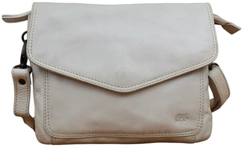 Bear Design Femke Leren Enveloptas / Schoudertas - Dirty White