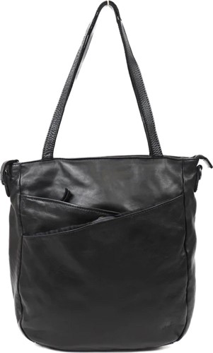Bear Design Inge Leren Shopper - Zwart