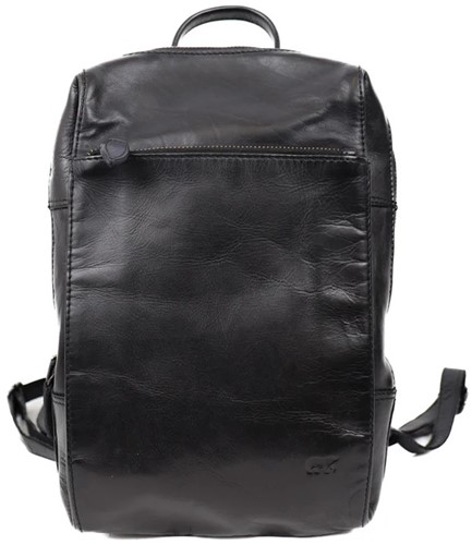 Bear Design Sil Leren Rugzak - Zwart
