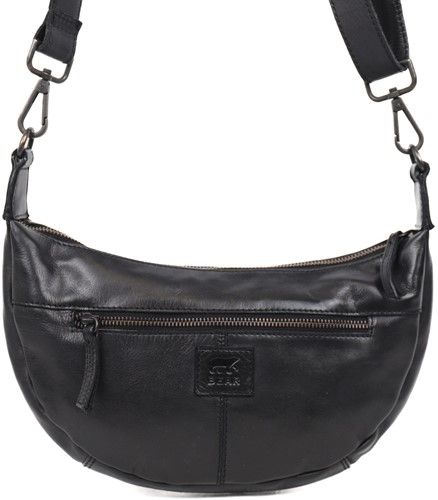 Bear Design Clara Leren Crossbodytas - Zwart