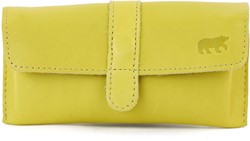 Bear Design Weta Leren Brillenkoker - Butter Yellow