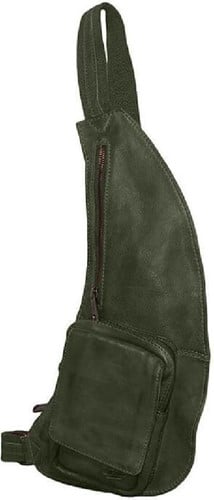 Bear Design Ranee Leren Crossbodytas - Groen