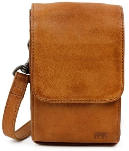 Bear Design Robbie 2.0 Leren Crossbodytas / Schoudertas - Cognac