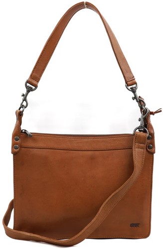 Bear Design Clemens Leren Hobotas / Schoudertas - Cognac
