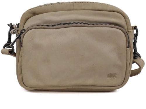 Bear Design Peggy Leren Schoudertas / Crossbodytas - Feather