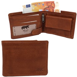 Bear Design Abel Billfold RFID - Cognac