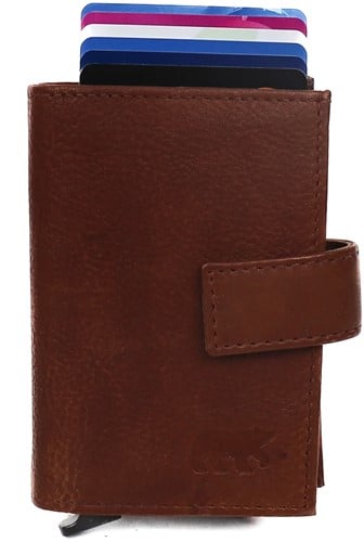 Bear Design Elliot Pasjeshouder / Creditcardhouder - Cognac