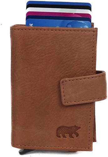 Bear Design Elliot Pasjeshouder / Creditcardhouder - Taupe