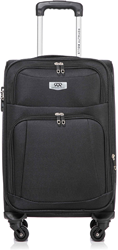 Castillo Dubai Abudabi Handbagage Koffer - 55 cm - 42/46 Liter - Expandable - Zwart