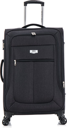 Royalty Rolls Abu Dhabi 2.0 Grote Koffer - 80 cm - 121 Liter - Exp - TSA Slot - Zwart