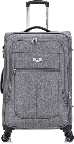 Royalty Rolls Abu Dhabi 2.0 Handbagage Koffer - 55 cm - 45 Liter - Exp - TSA Slot - Grijs