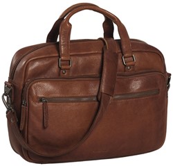 Daniel Ray Cleveland Leren Laptoptas 15 inch - Cognac