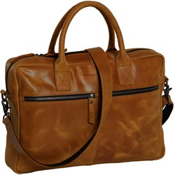 Daniel Ray Armidale Leren Laptoptas 16,4 inch - Cognac