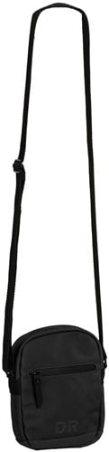 Daniel Ray Grafton Coated Canvas Schoudertas / Crossbodytas - Zwart